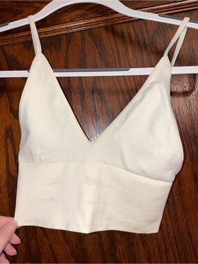 Free People Intimately Ribbed Cream Cami